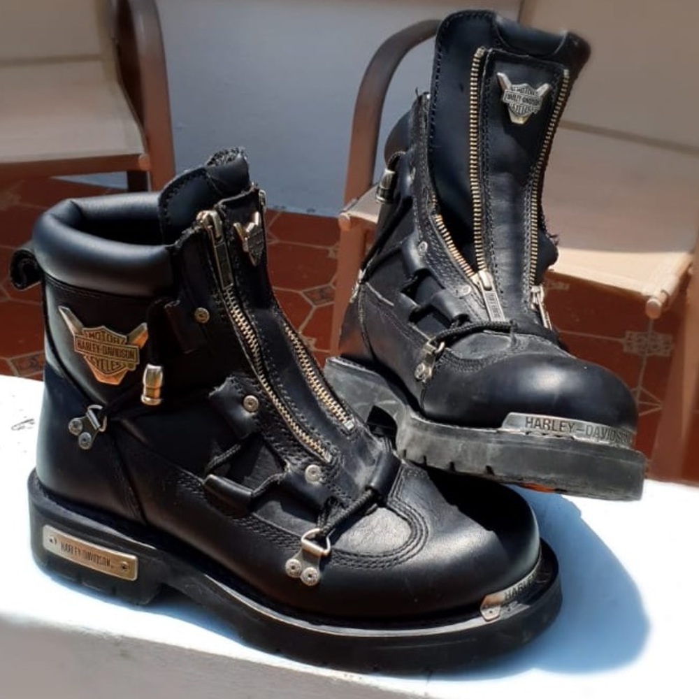 Harley-Davidson Mens Motorcycle Boots SZ 8